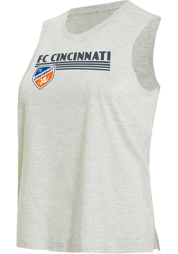 FC Cincinnati Womens White Harbor Tank Top