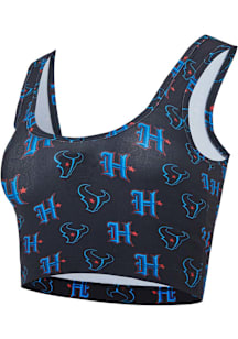 Concepts Sport Houston Texans Womens Navy Blue Record Tank Top