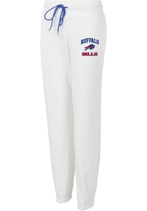 Buffalo Bills Womens Borough White Sweatpants