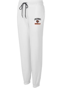 Concepts Sport Cincinnati Bengals Womens Borough White Sweatpants