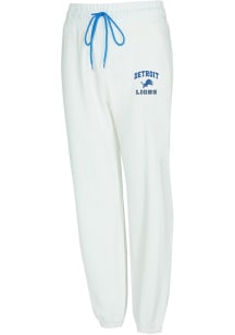 Concepts Sport Detroit Lions Womens Borough White Sweatpants