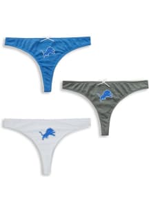 Concepts Sport Detroit Lions Womens Blue Vector Thong Underwear
