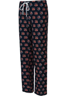 Cincinnati Bengals Womens Black Record Loungewear Sleep Pants