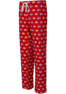 Kansas City Chiefs Womens Red Record Loungewear Sleep Pants