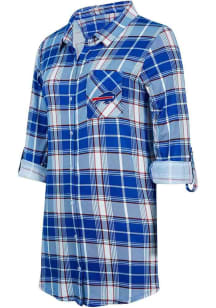 Buffalo Bills Womens Blue Ashford Loungewear Sleep Shirt