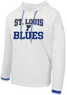 Concepts Sport St Louis Blues Womens White Borough Hooded Sweatshirt