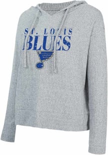 St Louis Blues Womens Grey Juniper Hooded Sweatshirt