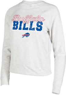 Buffalo Bills Womens Oatmeal Mainstream Crew Sweatshirt