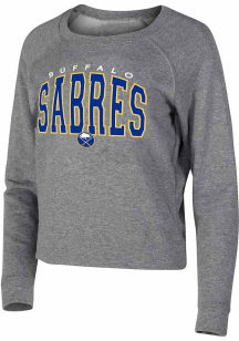 Buffalo Sabres Womens Grey Mainstream Crew Sweatshirt