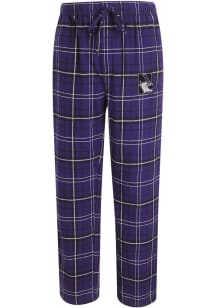 Mens Purple Northwestern Wildcats Plaid Flannel Loungewear Sleep Pants