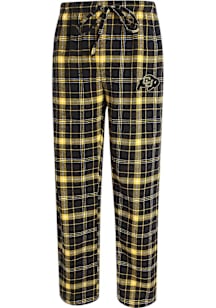 Concepts Sport Colorado Buffaloes Mens Black Plaid Flannel Sleep Pants