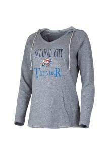 Oklahoma City Thunder Womens Grey Mainstream Hooded Sweatshirt