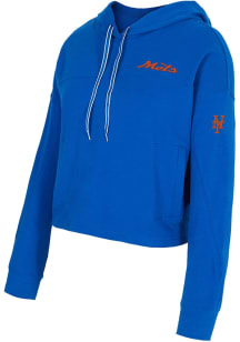 New York Mets Womens Blue Elevation Hooded Sweatshirt