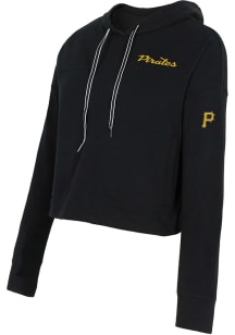 Pittsburgh Pirates Womens Black Elevation Hooded Sweatshirt