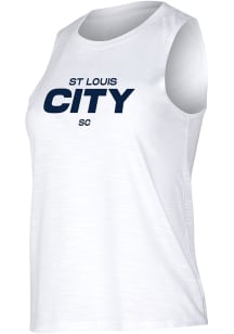 St Louis City SC Womens White Infuse Tank Top