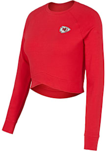 Concepts Sport Kansas City Chiefs Womens Red Elevation LS Tee