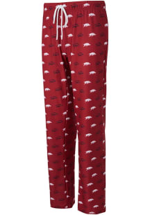 Concepts Sport Arkansas Razorbacks Womens Cardinal Record Loungewear Sleep Pants