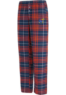 Concepts Sport Kansas Jayhawks Womens Navy Blue Vector Loungewear Sleep Pants