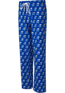 Kansas Jayhawks Womens Blue Record Loungewear Sleep Pants