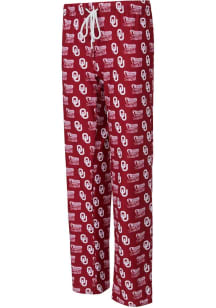 Oklahoma Sooners Womens Cardinal Record Loungewear Sleep Pants