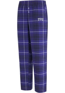 TCU Horned Frogs Womens Purple Vector Loungewear Sleep Pants