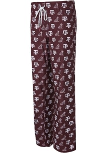 Concepts Sport Texas A&amp;M Aggies Womens Maroon Record Loungewear Sleep Pants