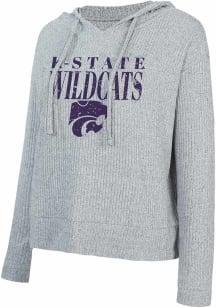 Womens Grey K-State Wildcats Juniper Hooded Sweatshirt