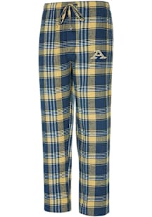 Concepts Sport Akron Zips Mens Navy Blue Region Plaid Sleep Pants
