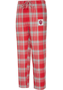 Mens Cardinal Indiana Hoosiers Region Plaid Loungewear Sleep Pants