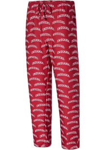 Mens Cardinal Indiana Hoosiers Record Loungewear Sleep Pants