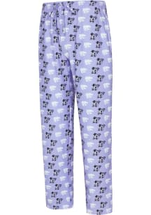 K-State Wildcats Mens Lavender Record Sleep Pants