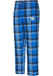 Concepts Sport Kentucky Wildcats Mens Blue Region Plaid Sleep Pants