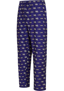 LSU Tigers Mens Purple Record Sleep Pants