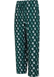 Mens Green Michigan State Spartans Record Loungewear Sleep Pants