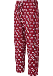 Oklahoma Sooners Mens Crimson Record Sleep Pants