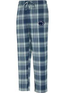 Mens Navy Blue Penn State Nittany Lions Region Plaid Loungewear Sleep Pants