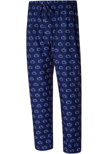 Mens Navy Blue Penn State Nittany Lions Record Loungewear Sleep Pants