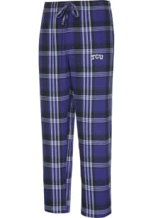 TCU Horned Frogs Mens Purple Region Plaid Sleep Pants