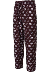 Texas A&amp;M Aggies Mens Maroon Record Sleep Pants