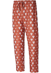 Texas Longhorns Mens Burnt Orange Record Sleep Pants