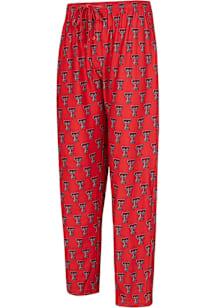 Concepts Sport Texas Tech Red Raiders Mens Black Record Sleep Pants