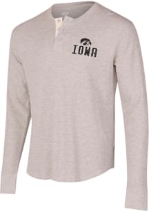 Mens Grey Iowa Hawkeyes Region Thermal Tee