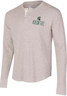 Mens Grey Michigan State Spartans Region Thermal Tee