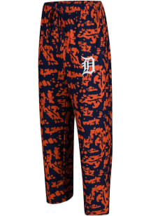Detroit Tigers Mens Navy Blue Record Sleep Pants