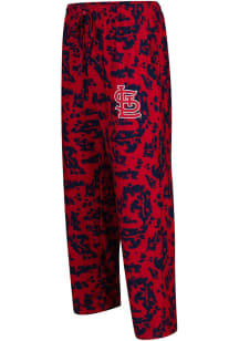 St Louis Cardinals Mens Red Record Sleep Pants