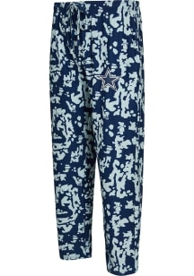 Dallas Cowboys Mens Navy Blue Static Record Sleep Pants