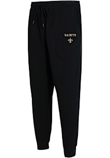 Concepts Sport New Orleans Saints Mens Black Elevation Fashion Sweatpants