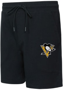 Concepts Sport Pittsburgh Penguins Mens Black Elevation Shorts