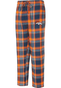 Denver Broncos Mens Blue Retro Region Sleep Pants