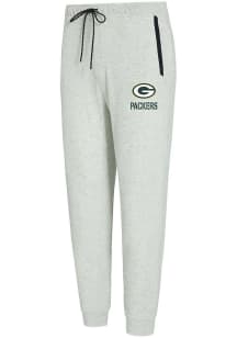 Green Bay Packers Mens Grey Banded Fashion Sweatpants